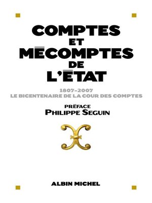 cover image of Comptes et mécomptes de l'Etat